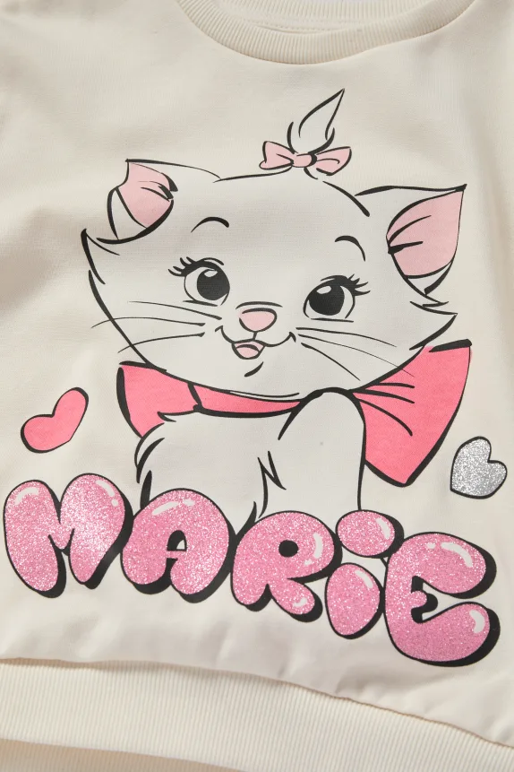 Aristocats - sweatshirt - shiny cremewhite