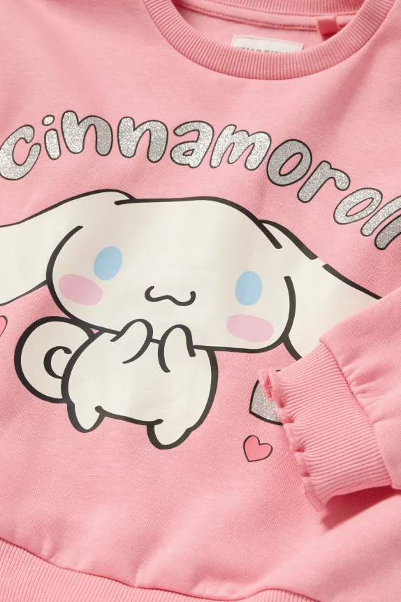 Cinnamoroll - sweatshirt - shiny pink