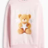 Teddy bear - sweatshirt rose