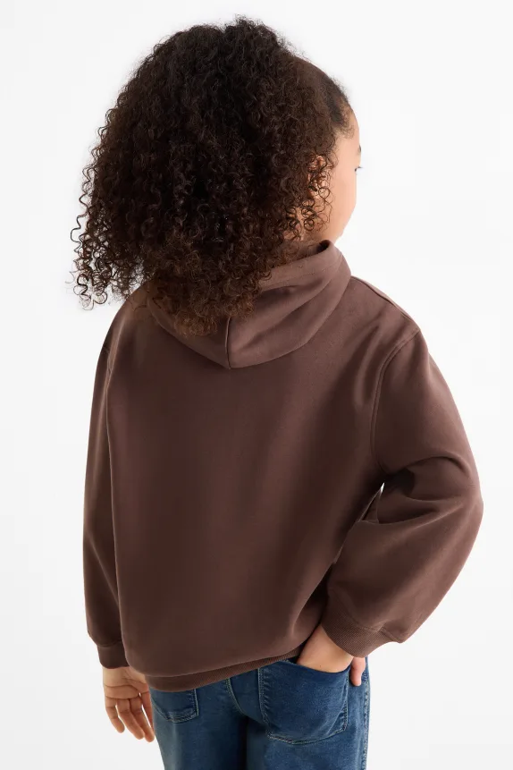 Chicago - hoodie dark brown
