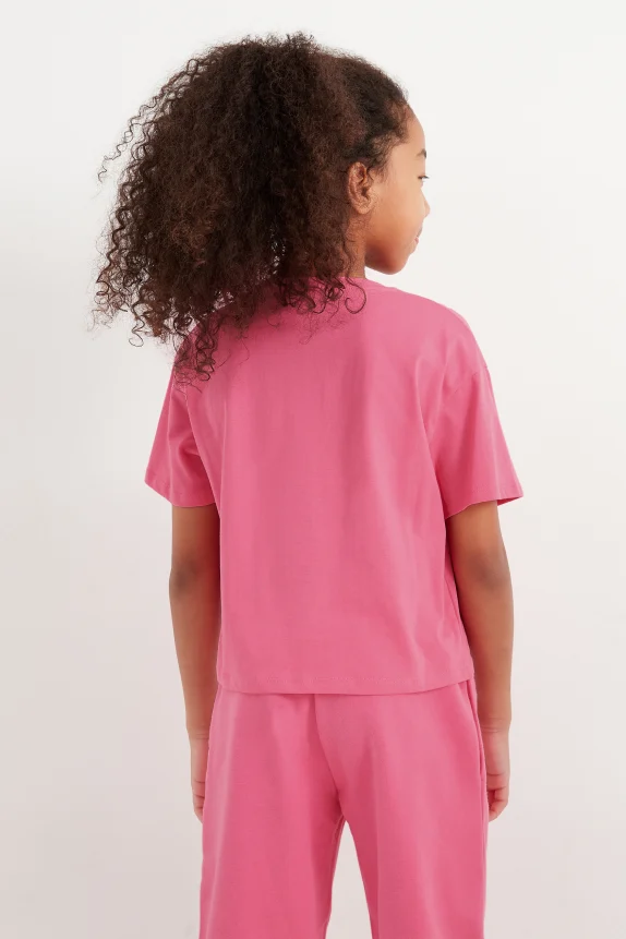 Short sleeve T-shirt pink