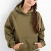 Hoodie dark green