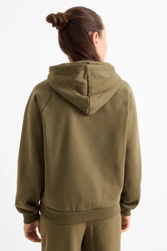Hoodie dark green