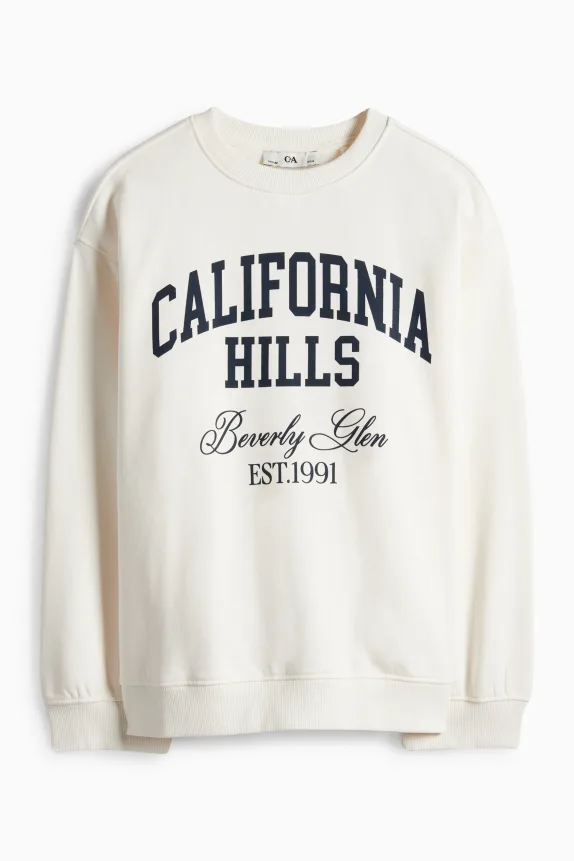 California - sweatshirt cremewhite