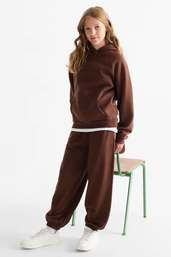 Joggers dark brown