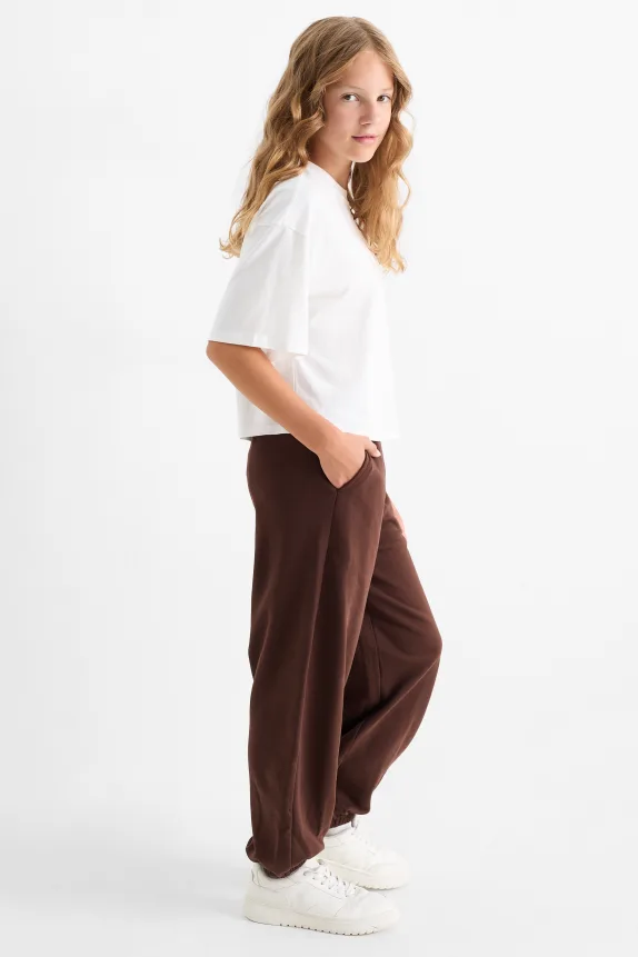 Joggers dark brown