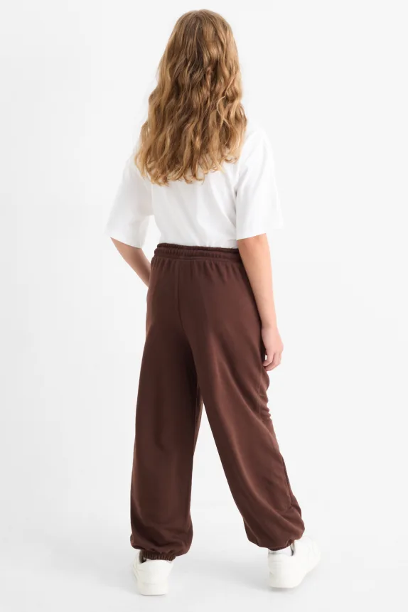 Joggers dark brown