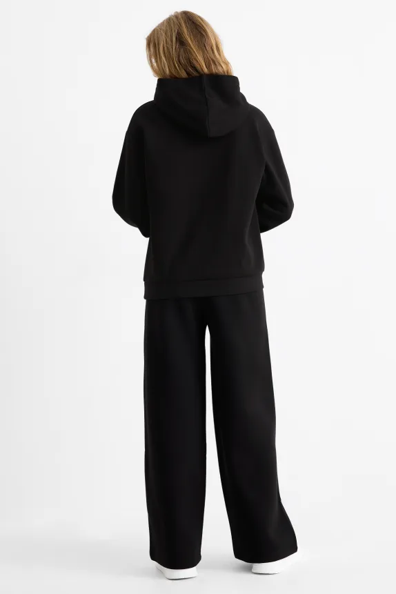 Cinnamoroll - set - hoodie and joggers - 2 piece black