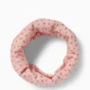 Floral - snood - ribbed rose