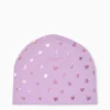 Heart - hat - shiny light violet
