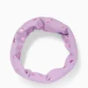 Heart - snood - shiny light violet