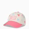 Heart - baseball cap rose / beige