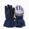 Ski gloves - waterproof light violet