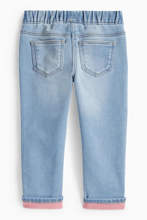 Bow - slim jeans - thermal jeans blue denim