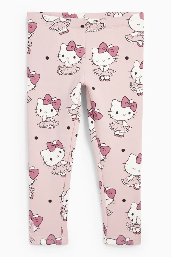 Hello Kitty - thermal leggings rose