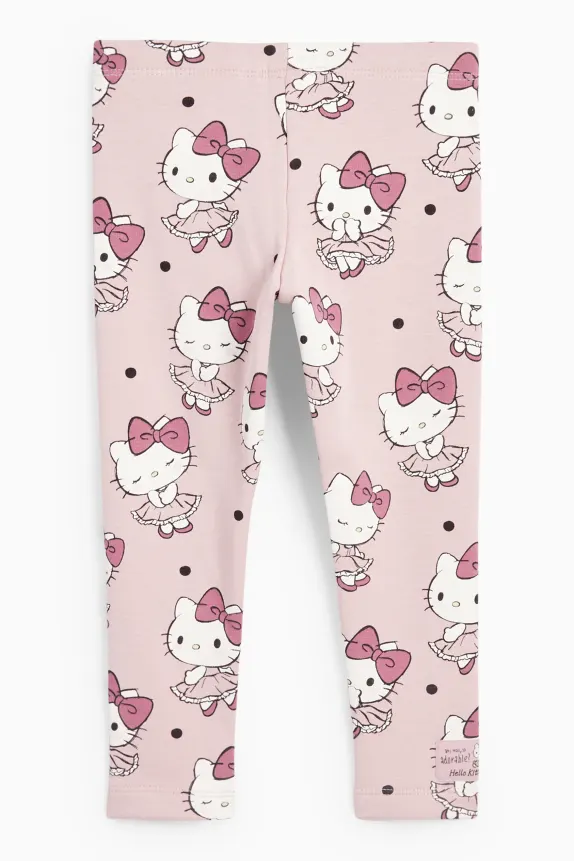Hello Kitty - thermal leggings rose