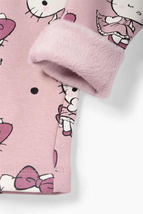 Hello Kitty - thermal leggings rose
