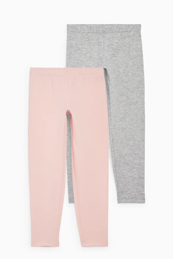Multipack of 2 - thermal leggings rose