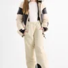 Ski pants - waterproof light beige