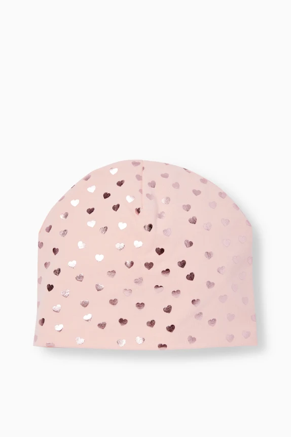 Beanie - patterned rose