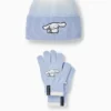 Cinnamoroll - set - hat and gloves - 2 piece light blue