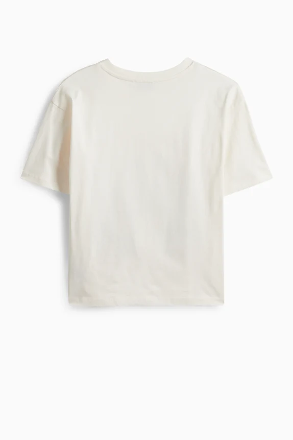 Teddy bear - short sleeve T-shirt creme