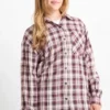 Shirt - check bordeaux