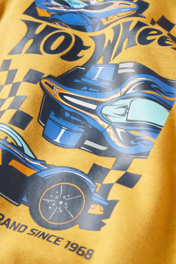 Hot Wheels - sweatshirt light orange