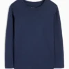 Long sleeve top dark blue