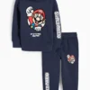 Super Mario - set - hoodie and joggers - 2 piece dark blue