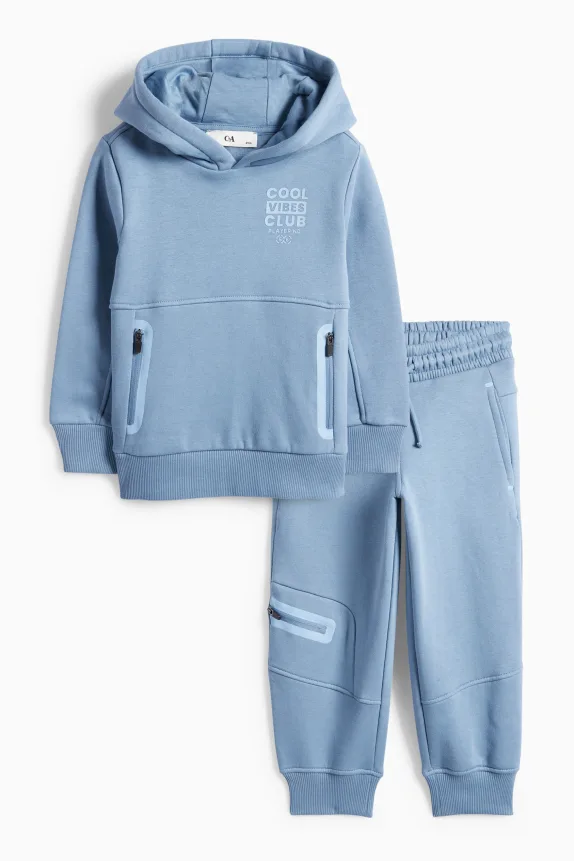 Set - hoodie and joggers - 2 piece blue