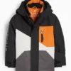 Ski jacket with hood - waterproof black