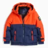 Ski jacket with hood - waterproof orange