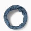 Snood - patterned blue