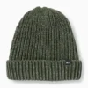 Hat - ribbed dark green