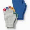 Multipack of 2 - truck - gloves light gray