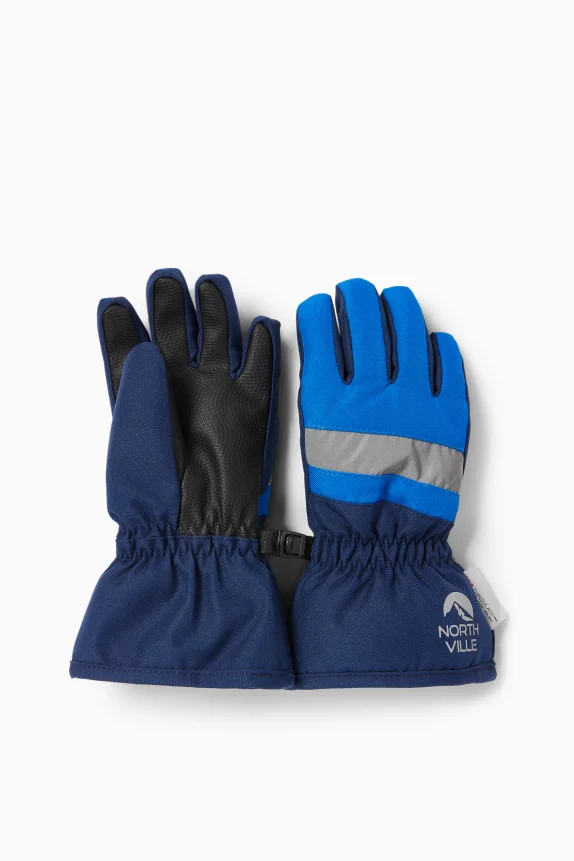 Ski gloves - waterproof blue