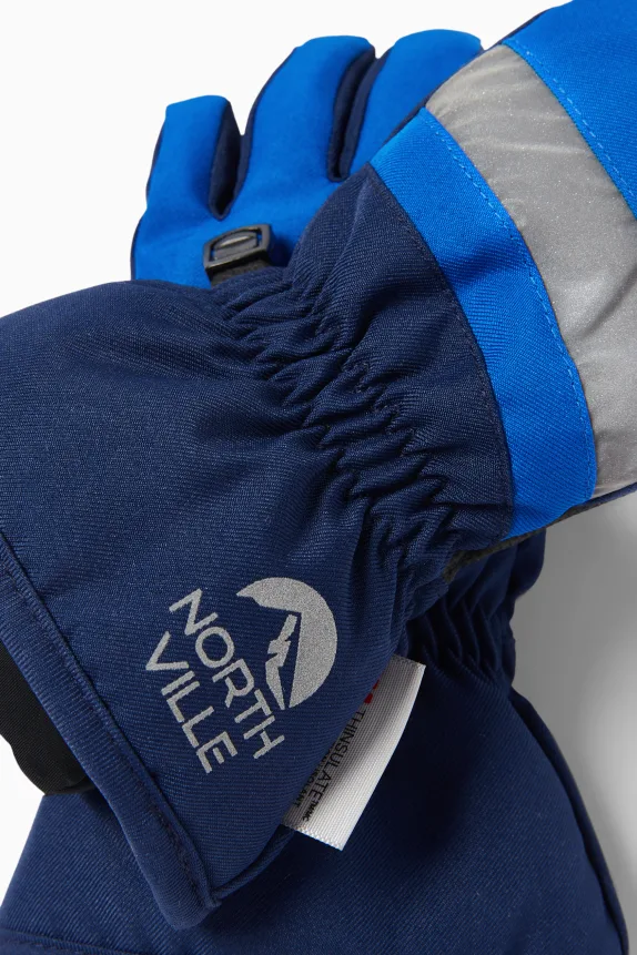 Ski gloves - waterproof blue