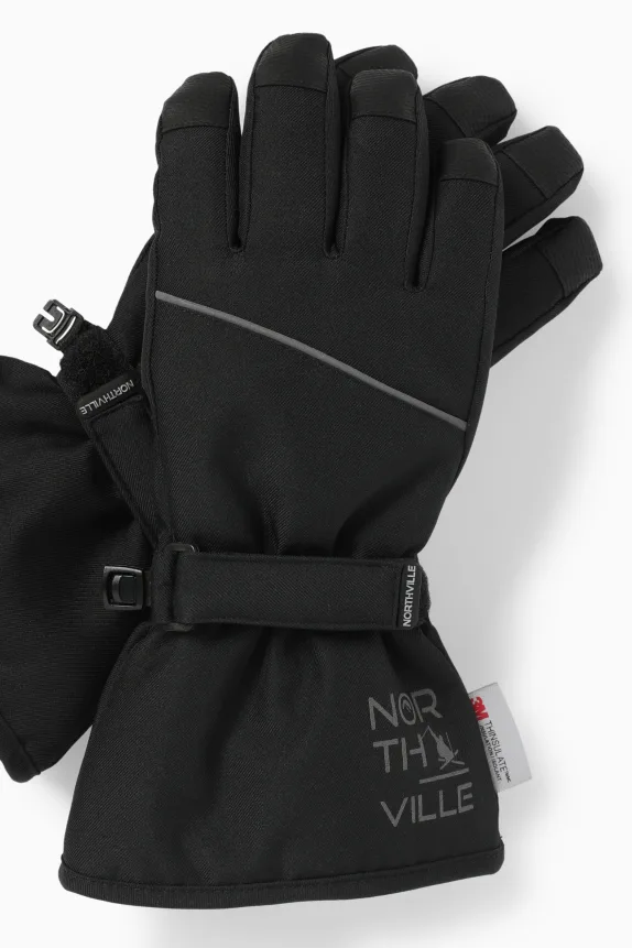 Ski gloves - waterproof black