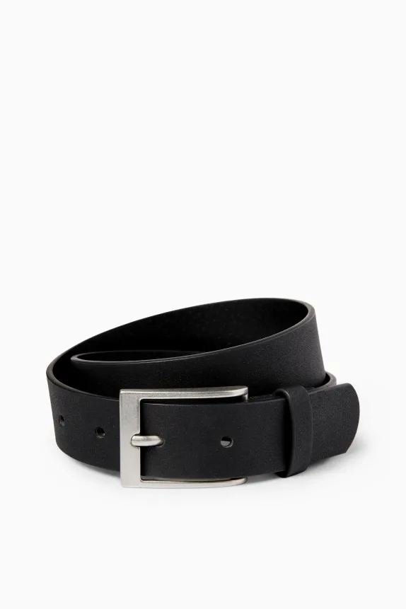 Belt - faux leather black