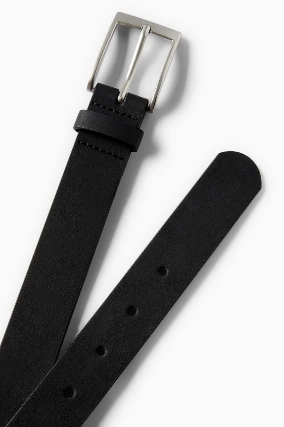 Belt - faux leather black