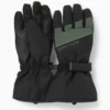 Ski gloves - waterproof dark green / black