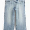 Loose jeans - thermal jeans denim-light blue