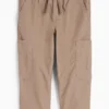 Thermal cargo trousers light brown