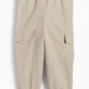 Thermal cargo trousers beige