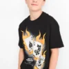 Skateboarder - short sleeve T-shirt black