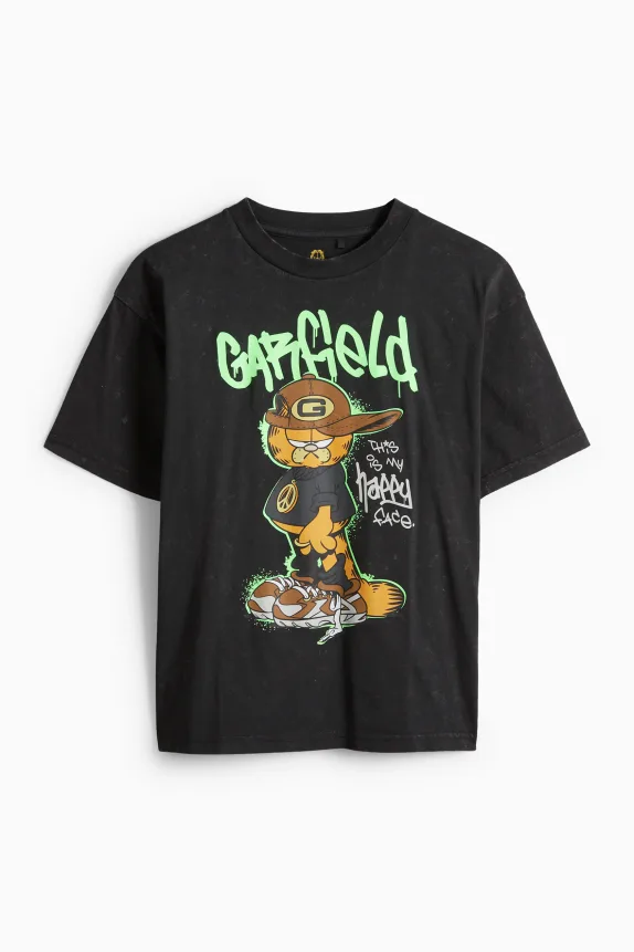 Garfield - short sleeve T-shirt black