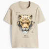 Tiger - short sleeve T-shirt beige