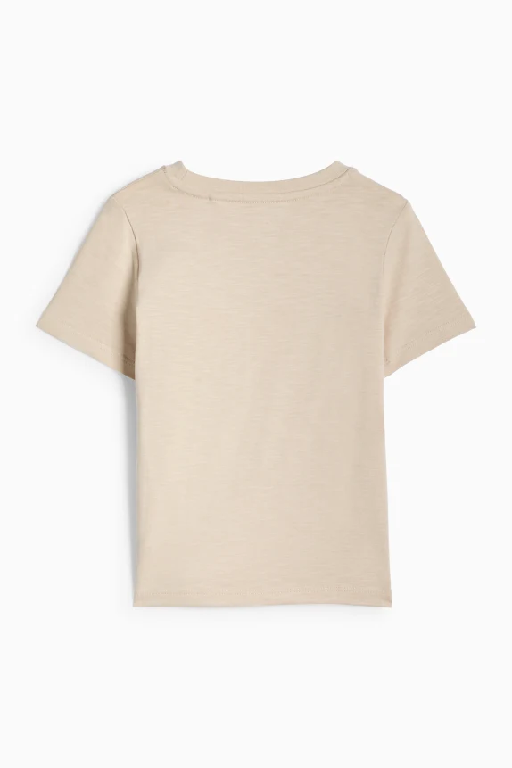 Jungle animals - short sleeve T-shirt light beige