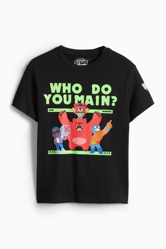 Brawl Stars - short sleeve T-shirt black